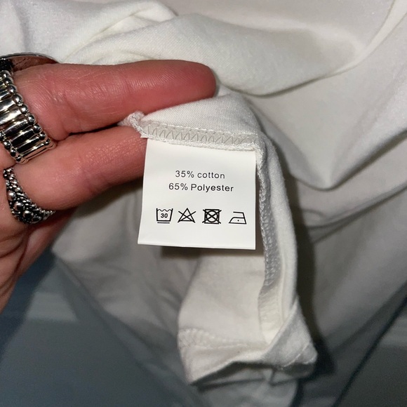 Rolling Stones White Tank Top NWT XL - Picture 3 of 3